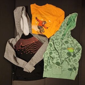 Boys Hoodies/LS Shirt Lot (Size 4) Nike, Etc